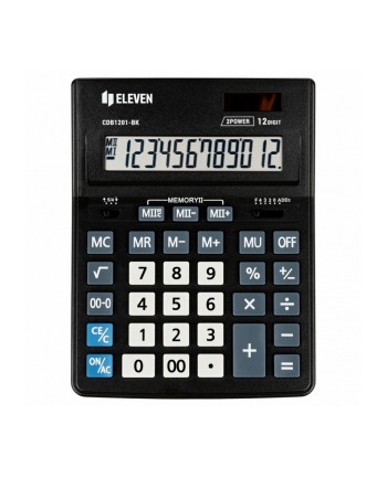 eleven Kalkulator biurowy CDB 1201BK czarny