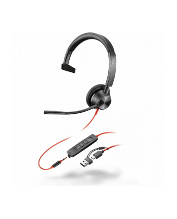 poly Słuchawki Blackwire 3315 USB-C HS + 3.5mmP +USB-C/A 8X217AA nr 1