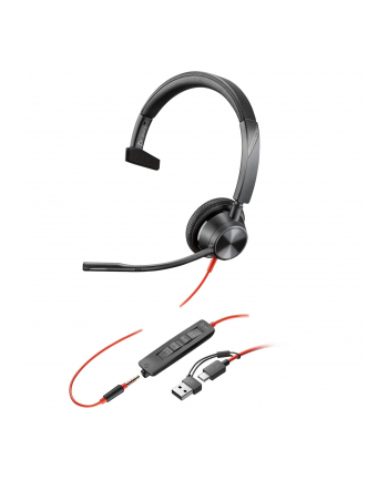 poly Słuchawki Blackwire 3315 USB-C HS + 3.5mmP +USB-C/A 8X217AA