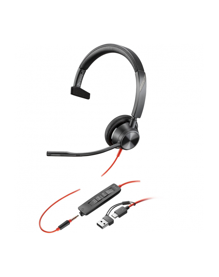 poly Słuchawki Blackwire 3315 USB-C HS + 3.5mmP +USB-C/A 8X217AA główny