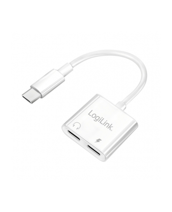 logilink Adapter USB-C do 2x USB -C, PD 60W / audio