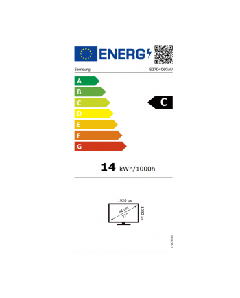 samsung Monitor 27 '' S40GD IPS 1920x1080 FHD 16:9 2xHDMI 1xDP 2xUSB-A 2.0 1xUSB-B 5ms 100Hz HAS+PIV głośniki płaski 3YOn-Site (LS27D406GAUXEN)