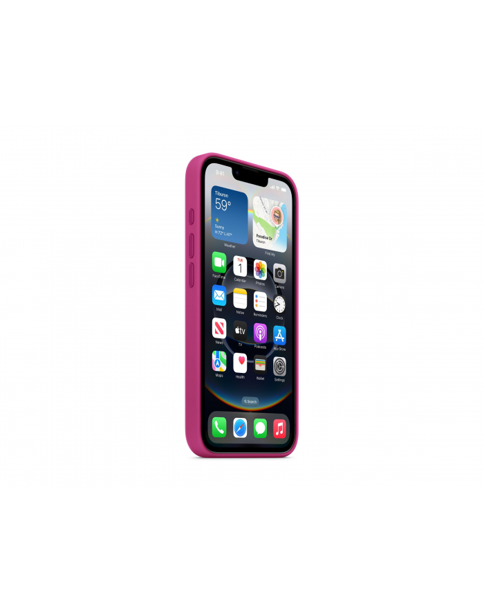 apple Etui silikonowe do iPhonea 16e - żywy róż główny