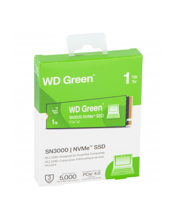 western digital Dysk SSD Green 1TB M.2 2280 SN3000 NVMe PCIE4.0
