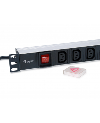Equip Listwa zasilająca Steckdosenleiste 19''1HE8fach IEC320C14,1,8m Kabel,si (333310)