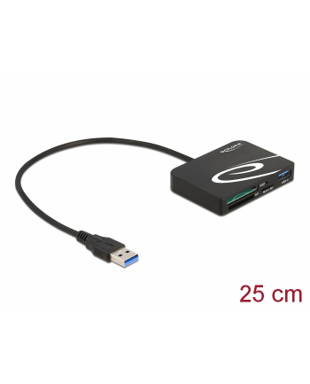 Delock XQD/SD/Micro SD + USB Typ-A Port (91756)