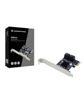 Karta sieciowa Conceptronic PCI Express Card 2-Port SATA III Adapt. int+ext (CSATA600EXI)