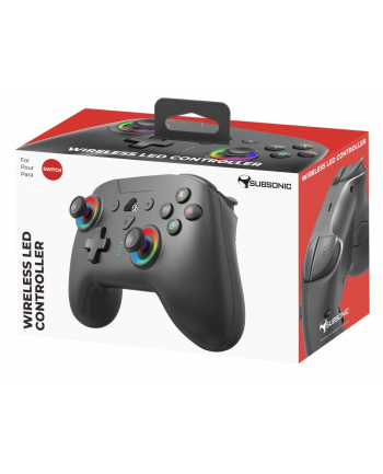 Subsonic Wireless Led Controller Black - Nintendo Switch SA56331