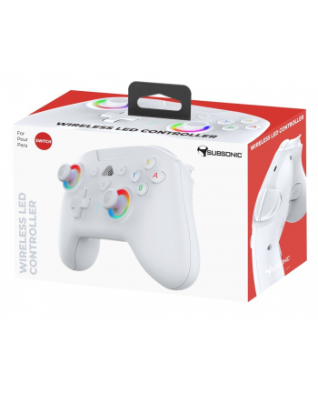 Subsonic Wireless Led Controller White - Nintendo Switch SA56332