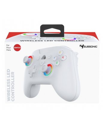 Subsonic Wireless Led Controller White - Nintendo Switch SA56332