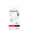 Swissten Usb C Gan 45W 18W Do Szybkiego Ładowania Kompaktowa Konstrukcja Biały - nr 4