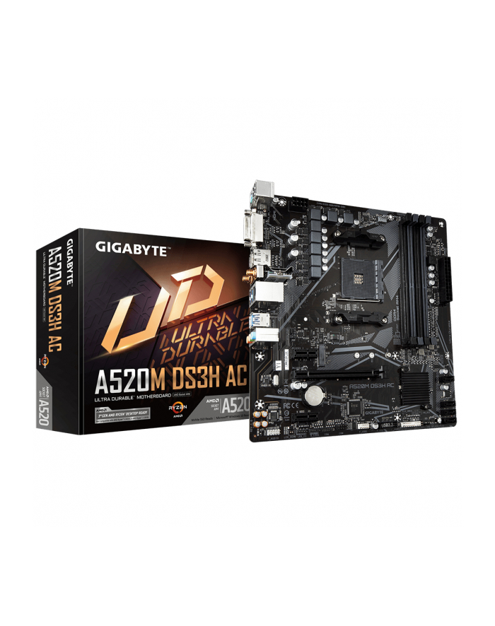 GIGABYTE A520M DS3H AC AM4 1xHDMI 1xDP główny