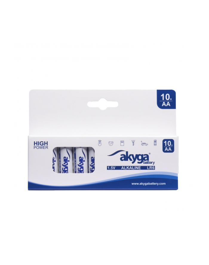 AKYGA Alkaline battery AKY2067 AA LR6 Zn-MnO2 1.5V/3050mAh 10pcs/box główny