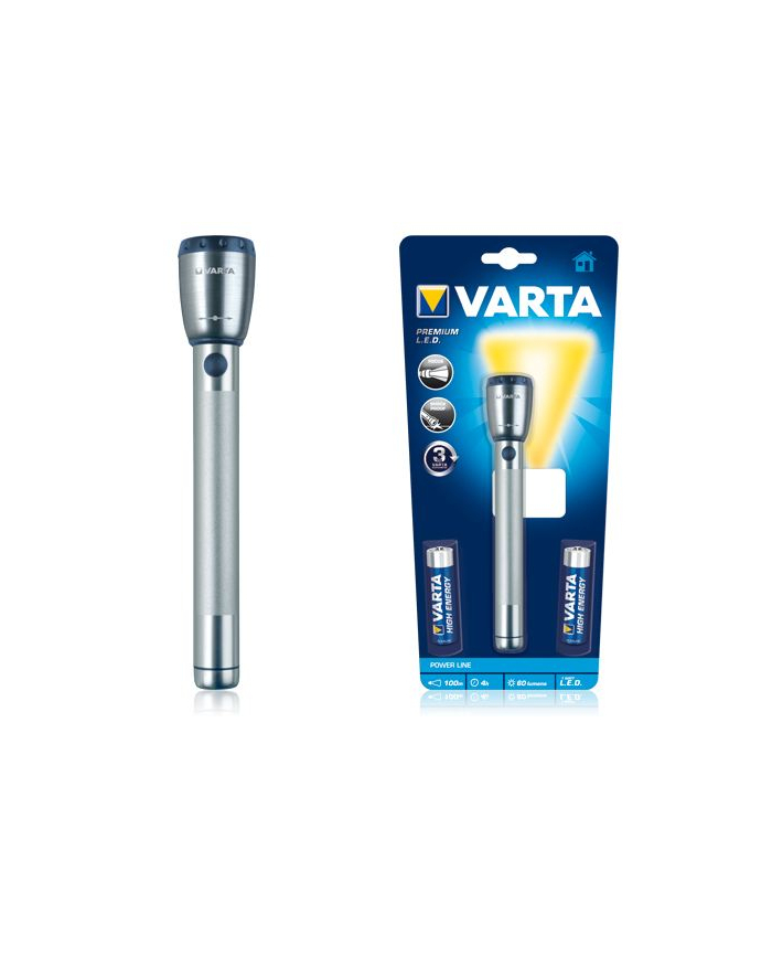 Latarka VARTA LED Premium Light 2AA (+2xAA HE) - 1 szt główny