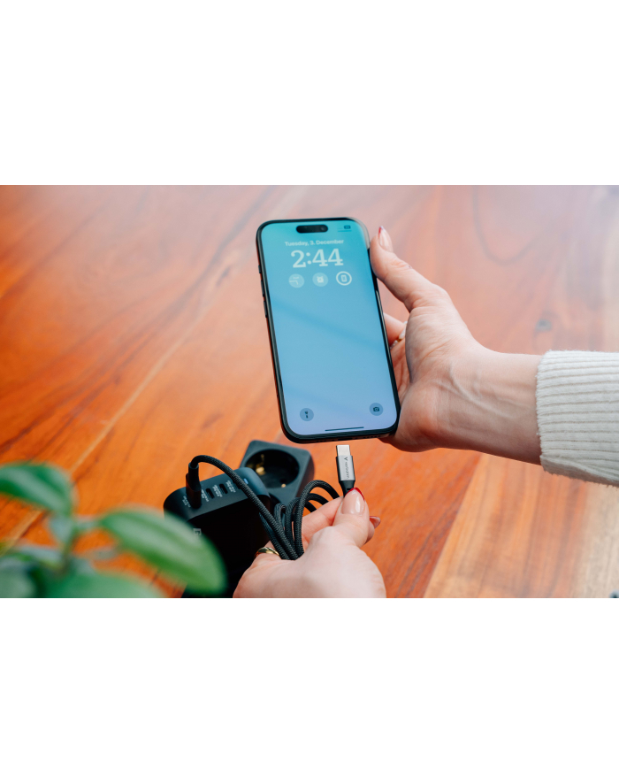 Kabel Verbatim USB-C(M) - USB-C(M) 1,2m, 100W, PD, czarny główny