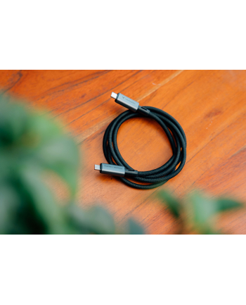Kabel USB 4 Verbatim USB-C(M) - USB-C(M) 1,2m, 240W, PD, czarny