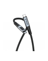 Kabel Verbatim USB-C(M) - USB-C(M) z wyświetlaczem, 1,2m, 100W, PD, czarny - nr 2
