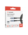 Kabel Verbatim USB-C(M) - USB-C(M) z wyświetlaczem, 1,2m, 100W, PD, czarny - nr 7