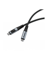 Kabel Verbatim USB-C(M) - USB-C(M) z wyświetlaczem, 1,2m, 240W, PD, czarny - nr 10
