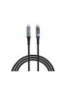 Kabel Verbatim USB-C(M) - USB-C(M) z wyświetlaczem, 1,2m, 240W, PD, czarny - nr 11
