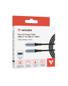 Kabel Verbatim USB-C(M) - USB-C(M) z wyświetlaczem, 1,2m, 240W, PD, czarny - nr 14
