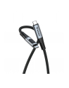Kabel Verbatim USB-C(M) - USB-C(M) z wyświetlaczem, 1,2m, 240W, PD, czarny - nr 9