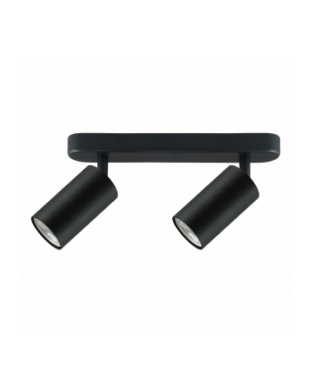 Lampa ścienno-sufitowa Maclean MCE452 B punktowa ruchoma aluminiowa 2xGU10 55x100mm czarny mat