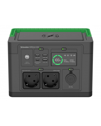 APC Schneider OffGrid Portable Power Station 330 332Wh Lithium-ion 2 Schuko Sinewave