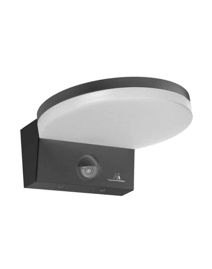 Lampa LED z czujnikiem Maclean MCE344 GR, czujnik ruchu PIR, kolor szary, 15W, IP65, 1560lm, barwa neutralna biała (4000K) główny