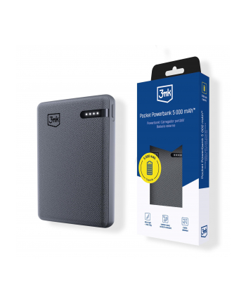 3mk pczerwonyection Powerbank 3mk Pocket Powerbank 5000mAhh