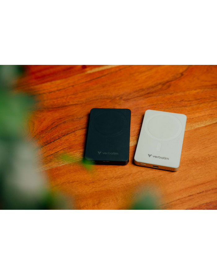 Powerbank Verbatim Charge 'n' Go Essentials Magnetic Wireless 5000mAh USB-C PD 3.0 Black główny