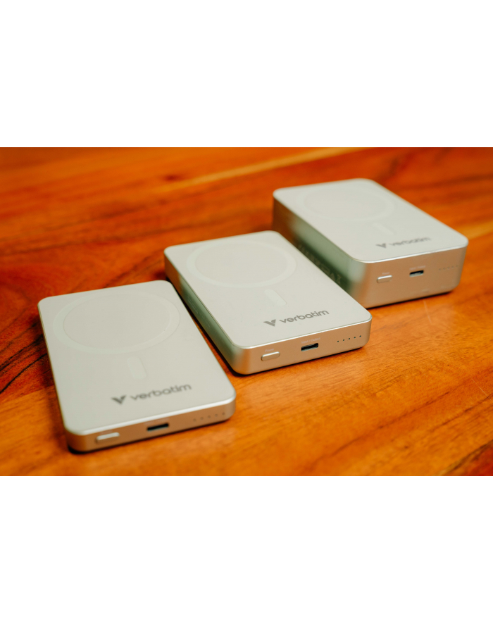 Powerbank Verbatim Charge 'n' Go Essentials Magnetic Wireless 10000mAh USB-C PD 3.0 Green główny