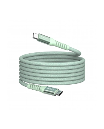 Kabel Verbatim USB-C(M) - USB-C(M) 1,2m, 100W, PD, zielony