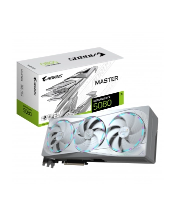 Karta VGA Gigabyte AORUS GeForce RTX 5080 MASTER ICE 16G 16GB GDDR7 256bit HDMI+3xDP PCIe5.0