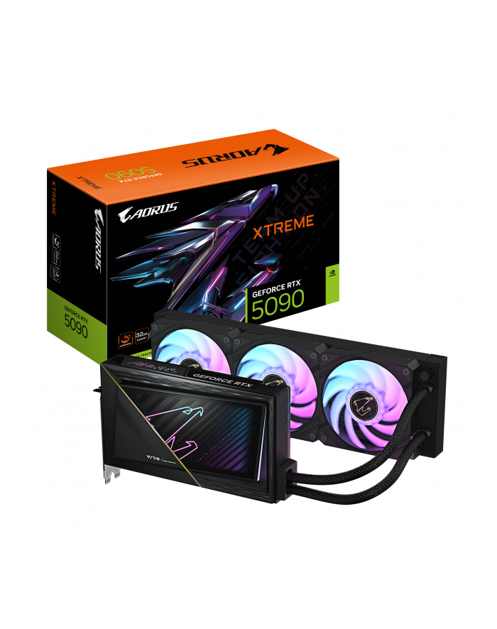 Karta VGA Gigabyte AORUS GeForce RTX 5090 XTREME WATERFORCE 32G 32GB GDDR7 512bit HDMI+3xDP PCIe5.0 główny