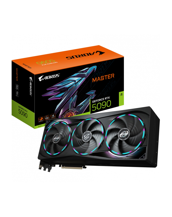 Karta VGA Gigabyte AORUS GeForce RTX 5090 MASTER 32G 32GB GDDR7 512bit HDMI+3xDP PCIe5.0 główny