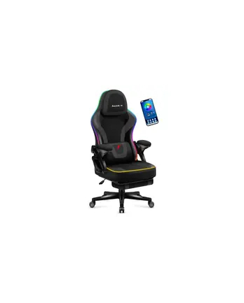 Fotel gamingowy Huzaro Force 4.6 RGB Black Mesh nr 2