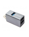 HUB USB-A Orico MINI-U32L-GY-BP 3x USB-A 5 Gbps, aluminiowy - nr 1