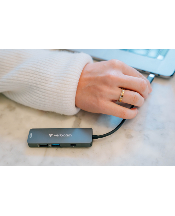  Hub USB Verbatim Multi Port Essentials USB-C PD, USB-A 3.0, USB-A 2.0, HDMI nr 2