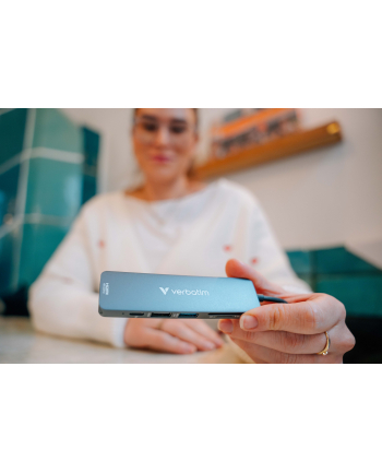  Hub USB Verbatim Multi Port Essentials USB-C PD, USB-A 3.0, USB-A 2.0, HDMI, SD/microSD
