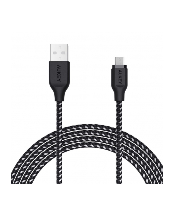  Kabel USB Aukey CB-AM2 USB-A - microUSB 2.0, QC 12W, 2m