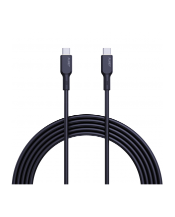 Kabel USB-C Aukey CB-SCC101 BKBK 2.0, PD, 100W, silikon, 1m