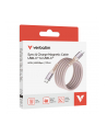 Kabel Verbatim USB-C(M) - USB-C(M) 1,2m, 60W, PD, różowy - nr 16