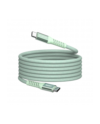 Kabel Verbatim USB-C(M) - USB-C(M) 1,2m, 100W, PD, zielony