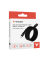 Kabel Verbatim USB-C(M) - USB-C(M) 1,2m, 60W, PD, czarny - nr 18