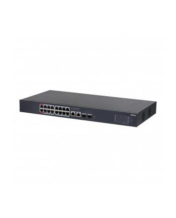 Switch zarządzalny Dahua CS4220-16GT-135 16x1GbE 2x1GbE uplink 2xSFP uplink PoE 135W