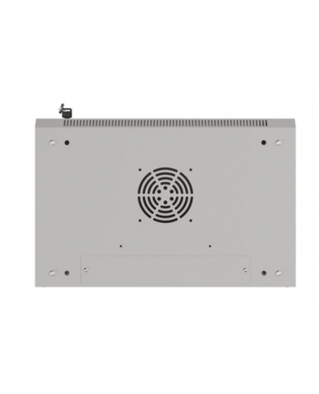 Landberg Szafa instalacyjna Rack wisząca 19'' 9U 540x350 szara Drzwi przeszklone Lanberg (flat pack)