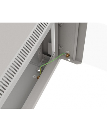  Szafa instalacyjna Rack wisząca 19'' 9U 540x350 szara Drzwi przeszklone Lanberg (flat pack)