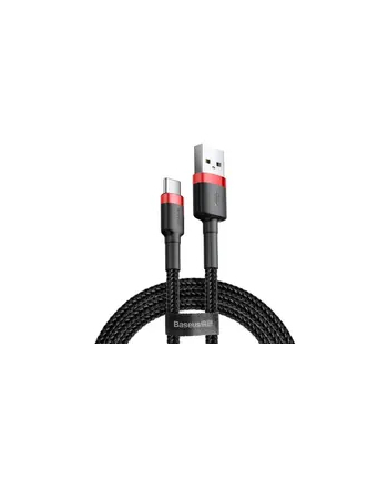 BASEUS KABEL USB DO USB-C CAFULE 2M(CZERWONO-CZARN