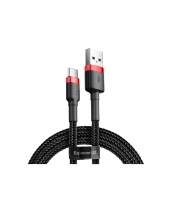 BASEUS KABEL USB DO USB-C CAFULE 2M(CZERWONO-CZARN